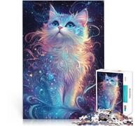 Puzzle da 1000 pezzi per adulti “Gatto” Fatto di legno，Adatto a partire dai 14 anni Gioco di decorazione della casa perché è ideale come regalo per tutta la famiglia。misurare：50x75cm