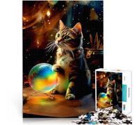 Puzzle da 1000 pezzi per adulti Gatto Giocattoli che creano dipendenza e sfidano l'intelligenza del cervello Migliorare la memoria 75x50cm
