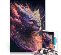 Puzzle da 1000 pezzi per adulti Gatto lince amato per il giocattolo di sfida del gioco educativo Giocattoli per la decorazione della casa 52x38cm