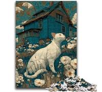 Puzzle da 1000 pezzi per adulti Gatto per 14 anni e oltre Interessanti regali per ridurre lo stress per amici e familiari 26x38cm