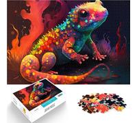 Puzzle da 1000 pezzi per adulti Geco Animale Giocattoli che creano dipendenza e sfidano l'intelligenza del cervello Buon regalo 38x26cm