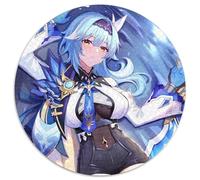 Puzzle da 1000 pezzi per adulti Genshin Impact Eula Lawrence Puzzle rotondi da 1000 pezzi per adulti per adolescenti e famiglie, decorazioni fai da te perfette e sfida rompicapo 67,5x67,5 cm