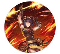 Puzzle da 1000 pezzi per adulti Genshin Impact Xiangling Puzzle rotondo da 1000 pezzi Ideale come regalo di Natale e decorazione per la casa 67,5x67,5 cm