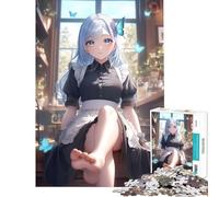 Puzzle da 1000 pezzi per adulti "Gentile cameriera al sole" - Gioco educativo e stimolante - Un'opera d'arte - Regalo (Dimensioni 38x52cm)