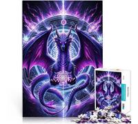 Puzzle da 1000 pezzi per adulti Geometria Sacra del Drago Sfida di gioco educativo giocattolo Migliorare l'amore tra le coppie 75x50cm