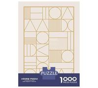 Puzzle Da 1000 Pezzi Per Adulti Geometric Abstract Art Print Puzzle Per Adulti Gioco Pratico Migliora La Memoria Riduzione Dello Stress Regali 70x50cm/1000pcs