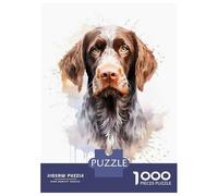 Puzzle Da 1000 Pezzi Per Adulti German Wirehaired Pointer Puzzle Per Adulti Gioco Rompicapo Antistress Regalo Di Compleanno E Unico 52x38cm/1000pcs