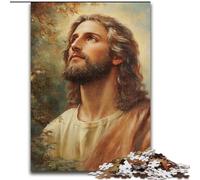 Puzzle da 1000 pezzi per adulti, Gesù, in legno, regalo perfetto per compleanni, feste e decorazioni per la casa, dimensioni 50X75cm