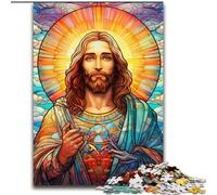 Puzzle da 1000 pezzi per adulti Gesù nel cielo, puzzle in legno ideale per il divertimento in famiglia - regalo perfetto per feste e compleanni (dimensioni 50x75cm)