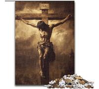 Puzzle da 1000 pezzi per adulti Gesù, per 14+ anni, gioco impegnativo come regalo per tutta la famiglia e gli amici (dimensioni 50x75cm)