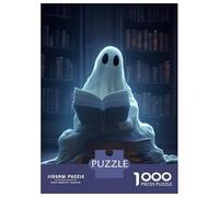 Puzzle Da 1000 Pezzi Per Adulti Ghost in The Library Puzzle Per Adulti Giochi Rilassanti Un'opera D'arte Ideale Come Regalo Per Tutta La Famiglia 52x38cm/1000pcs