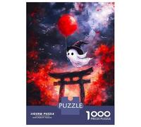 Puzzle Da 1000 Pezzi Per Adulti Ghost with Balloon Puzzle Per Adulti Giochi Rilassanti Difficili Opportunità Di Gioco Impegnative Come Regali Per Tutta La Famiglia 52x38cm/1000pcs