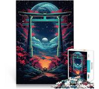 Puzzle da 1000 pezzi per adulti giapponese Tori cancello a mano concorso velocità 26 x 38 cm uniche idee regalo di compleanno e di compleanno per adolescenti dai 14 anni in su