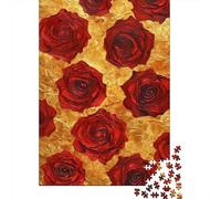 Puzzle Da 1000 Pezzi Per Adulti Gilded Rose Wall Art Puzzle Per Adulti Giochi Rilassanti Sfida Difficile Regalo Di Compleanno, Regali, 52x38cm/1000pcs