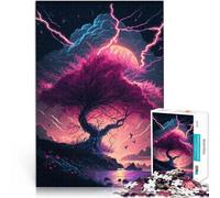 Puzzle da 1000 pezzi per adulti, giocattoli anti-stress, motivo ciliegio in fiori, rafforzare l'amore tra le coppie, 14,96 pollici x 20,47 pollici, adolescenti da 14 anni e oltre
