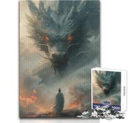 Puzzle da 1000 pezzi per adulti, giocattoli antichi del drago cinese, giochi educativi, sfide difficili, giocattoli fai da te, dimensioni 38x52cm