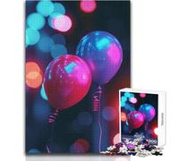 Puzzle da 1000 pezzi per adulti, giocattoli estetici con palloncini, giochi educativi, sfide difficili, giocattoli fai da te, dimensioni 38x52cm