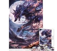 Puzzle da 1000 pezzi per adulti giocattolo a forma di volpe kitsune malvagia decorazione da parete fantastici regali e giocattoli gioco pratico per migliorare l'amore tra coppie dimensioni 38x52cm