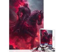 Puzzle da 1000 pezzi per adulti giocattolo da cavaliere non morto decorazione da parete regali per donne e uomini giochi rilassanti collezione di artisti belle arti dimensioni 38x52cm