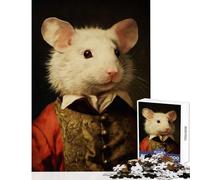 Puzzle da 1000 pezzi per adulti giocattolo da parete a forma di topo di corte ottimo regalo per giochi di famiglia migliora l'amore tra coppie dimensioni 38x52cm