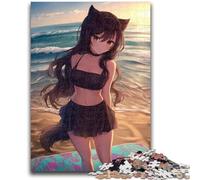 Puzzle da 1000 pezzi per adulti, giocattolo educativo per imparare a conoscere le ragazze anime, ideale come regalo per tutta la famiglia, 50x75cm