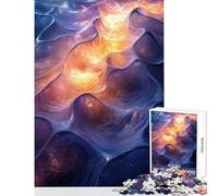 Puzzle da 1000 pezzi per adulti,giocattolo luminoso a flusso,decorazione da parete,ottimo regalo per giochi impossibili,interazione genitore-figlio,dimensioni 38x26cm