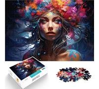 Puzzle da 1000 pezzi per adulti Giochi d'arte rilassanti Aiuta il cervello ad esercitare giocattoli coinvolgenti per coltivare la pazienza per adolescenti dai 14 anni e oltre 26 x 38 cm