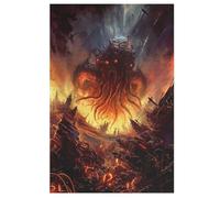 Puzzle Da 1000 Pezzi Per Adulti Giochi Di Antistress DIY Creativo Regalo Cthulhu Invasion Decorazione Casa Puzzles Di Legno 78×53cm