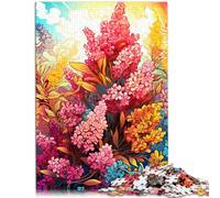 Puzzle da 1000 pezzi per adulti, giochi di fiori, giocattolo, regalo per aiutare il cervello ad allenare i giocattoli avvincenti e promuovere la pazienza, 26 x 38 cm