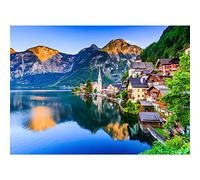 Puzzle da 1000 Pezzi per Adulti - Gioco di Abilità per Tutta la Famiglia, Colorato e Impossibile - Hallstatt Village - Decorazione per la Casa