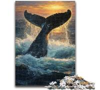 Puzzle da 1000 pezzi per adulti, gioco di balene misteriose, ogni pezzo è unico - gioco divertente e stimolante per tutta la famiglia, 26x38cm