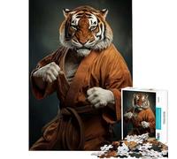 Puzzle da 1000 pezzi per adulti gioco di Karate Tiger giochi per famiglie giocattoli che creano dipendenza per coltivare la pazienza regalo di compleanno un'opera d'arte (dimensioni 38x52cm)