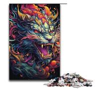 Puzzle da 1000 pezzi per adulti gioco di pittura misteriosa della bestia ideale come regalo per tutta la famiglia 1000 pezzi (38x26 cm)