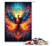 Puzzle da 1000 pezzi per adulti gioco di puzzle fantasy misterioso della fenice decorazione perfetta per adolescenti dai 14 anni in su 1000 pezzi (75x50 cm)
