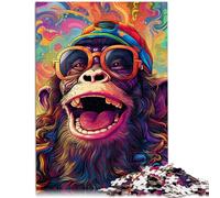 Puzzle da 1000 pezzi per adulti, gioco di scimmia colorato, giocattoli per regalo familiare, gioco di puzzle stimolante e gioco familiare 19,7 pollici x 29,5 pollici per adolescenti da 14 anni