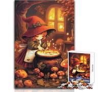 Puzzle da 1000 pezzi per adulti, gioco educativo "A Stir of Magic", regalo educativo per compleanni, dimensioni 38x26cm