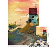 Puzzle da 1000 pezzi per adulti gioco educativo "La casa perduta" taglio di precisione antistress regalo di compleanno (50x75cm)