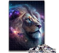 Puzzle da 1000 pezzi per adulti, gioco educativo per famiglie Cosmic Mufasa e Il Re Leone, ideale come regalo per tutta la famiglia dai 14 anni in su, 26x38cm