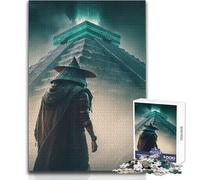 Puzzle da 1000 pezzi per adulti, gioco educativo per famiglie, Impero azteco, regali per donne, regali di Babbo Natale segreto, dimensioni 50x75cm