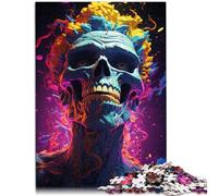 Puzzle da 1000 pezzi per adulti gioco intellettuale a tema Gangster e Zombie con poster e scheda di domande e risposte per adolescenti a partire dai 14 anni in su. 26x38cm