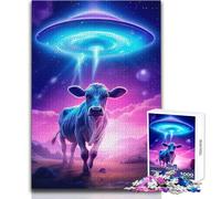 Puzzle da 1000 pezzi per adulti, gioco intellettuale con gli alieni, divertente e umoristico, regalo di compleanno, dimensioni 50x75cm