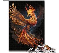 Puzzle da 1000 pezzi per adulti, gioco interattivo per famiglie "Black Phoenix", decorazione fai da te per la casa, sfida per la mente (dimensioni: 50x75cm)