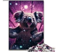 Puzzle da 1000 pezzi per adulti, gioco interattivo per famiglie con animali Koala, decorazione fai da te per la casa, sfida per la mente, regalo (dimensioni: 26x38cm)