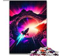 Puzzle da 1000 pezzi per adulti, gioco interattivo per famiglie con storie di astronavi, decorazioni fai da te per la casa, rompicapo (dimensioni: 26x38cm)