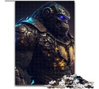 Puzzle da 1000 pezzi per adulti, gioco interattivo per famiglie, sfida mentale, puzzle del futuro gorilla, regalo per adulti (dimensioni: 26x38cm)