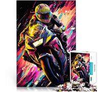Puzzle da 1000 pezzi, per adulti, gioco motoGP, giocattolo per tutta la famiglia, gioco educativo per compleanno, Natale, adatto per ragazzi a partire dai 14 anni, 26 x 38 cm