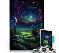Puzzle da 1000 pezzi per adulti, gioco psichedelico spaziale, giocattolo da fattoria, 26 x 38 cm, ottimo regalo per tutta la famiglia
