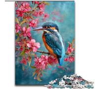 Puzzle da 1000 pezzi per adulti, gioco rompicapo a forma di uccello martin pescatore per adolescenti, regalo perfetto per una serata di giochi in famiglia, 50x75cm