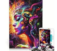 Puzzle da 1000 pezzi per adulti gioco rompicapo digitale basato sull'entropia decorazione per la casa compleanno e Natale 38x52cm