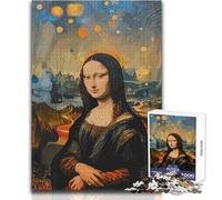 Puzzle da 1000 pezzi per adulti, Gioconda di Gustav Klimt, Arte, Decorazione per la casa, Gioco educativo, Regalo per compleanni (dimensioni 50x75cm)